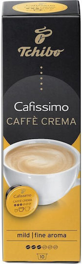 Tchibo Capsules Espresso Crema Compatible with Machine Cafissimo 10caps,tobolek