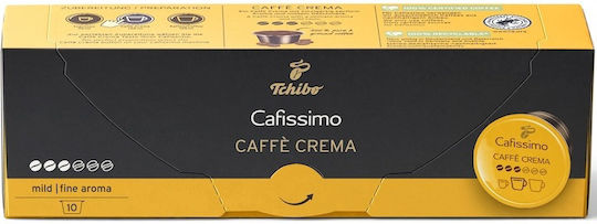 Tchibo Capsules Espresso Crema Compatible with Machine Cafissimo 10caps,tobolek