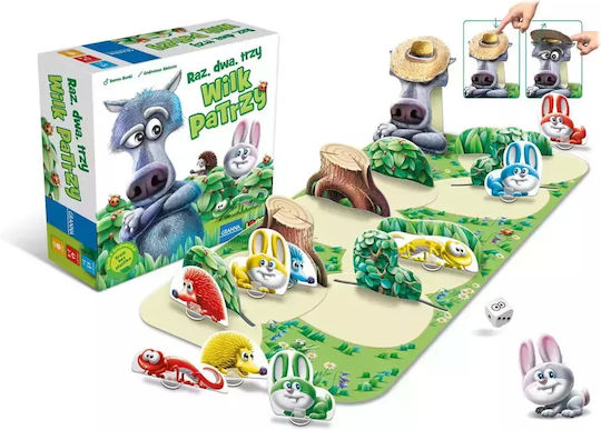 Board Game One, Two, Three: The Wolf Is Watching for 2-4 Players 3+ Years Old 00418/WG (PL) Granna