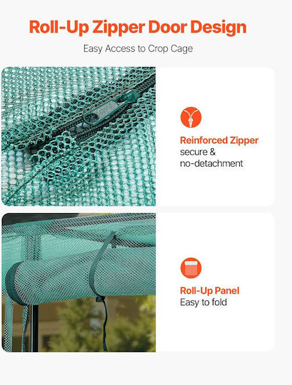 Vevor ZZBHZ1PCS984VTPLP001V0 Greenhouse Cover 2.39x1.2x1.8m