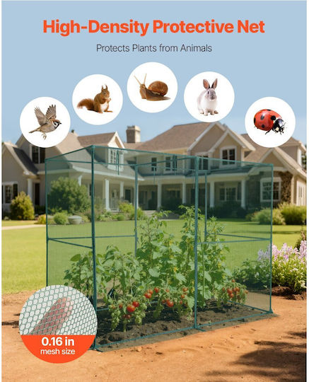 Vevor ZZBHZ1PCS984VTPLP001V0 Greenhouse Cover 2.39x1.2x1.8m