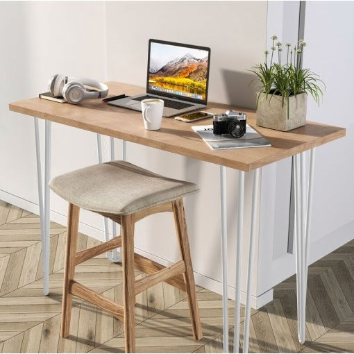 Finetto Metallic Hairpin Furniture Leg Suitable for Table Coffee Table Office Black