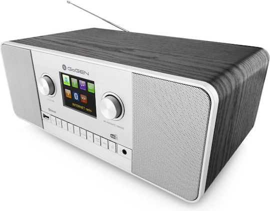 GoGEN IR 257 Επιτραπέζιο Ραδιόφωνο Ρεύματος DAB+ με Bluetooth και USB Ασημί