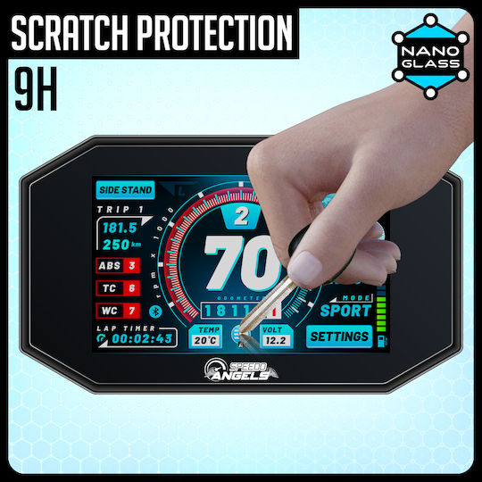 Speedo Angels Protecție instrumente motocicletă Transparent
