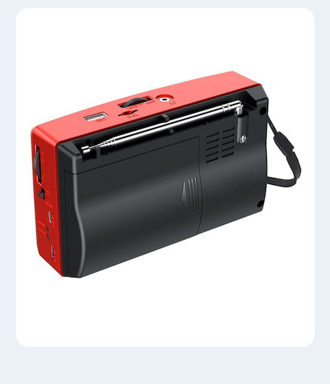 FOX385095 Solar cu Bluetooth și USB Roșu