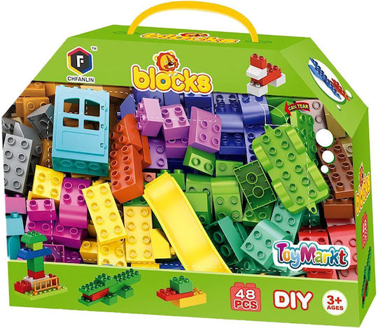 ToyMarkt Building Blocks for 3+ Years 48 Pieces (Various Designs) 1pc