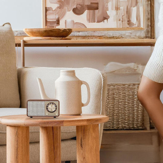 Sangean WR-7 Plus Retro mit Bluetooth Braun