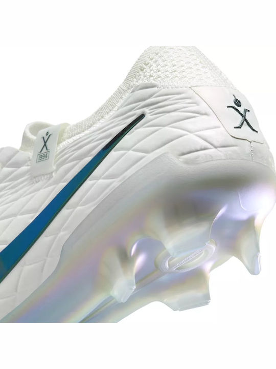 Nike Legend 10 Football Shoes with Cleats White