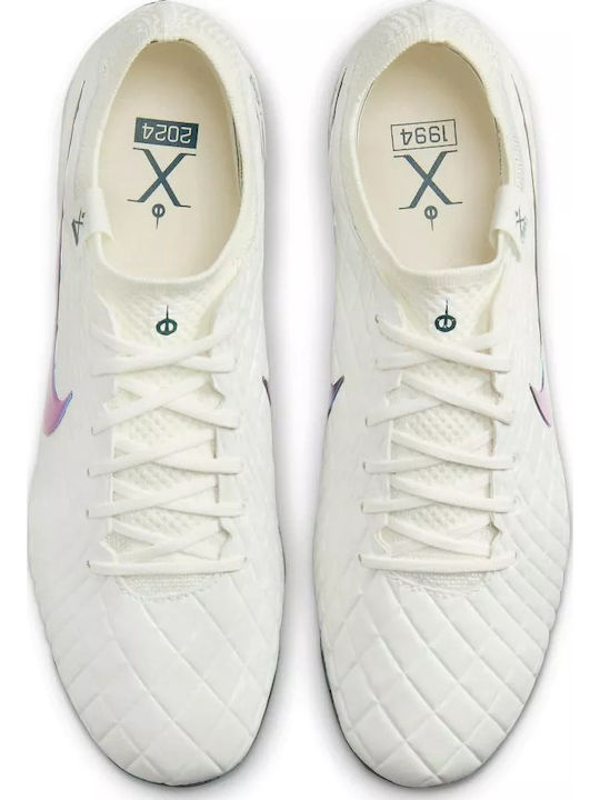 Nike Legend 10 Football Shoes with Cleats White