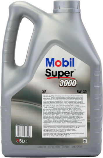 Mobil 3000 XE Масло за Автомобили 5W-30 5лт