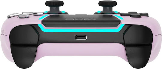 Yaxo Ασύρματο Gamepad για PS5 / PC Ροζ