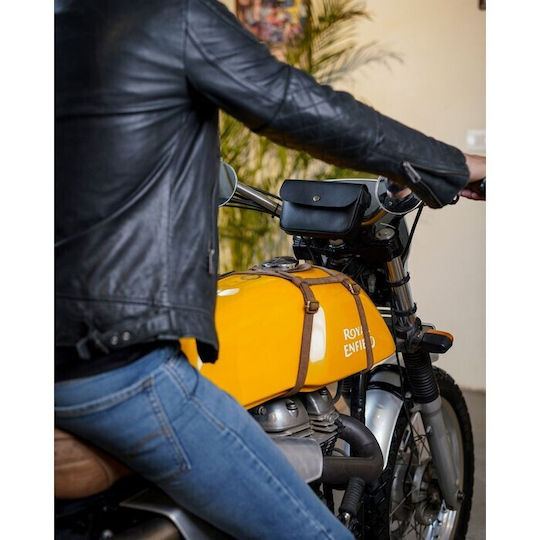 Trip Machine Motorcycle Handlebar Bag Black