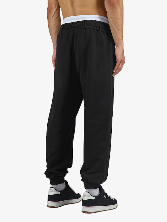 Sweatpants with Elastic Black