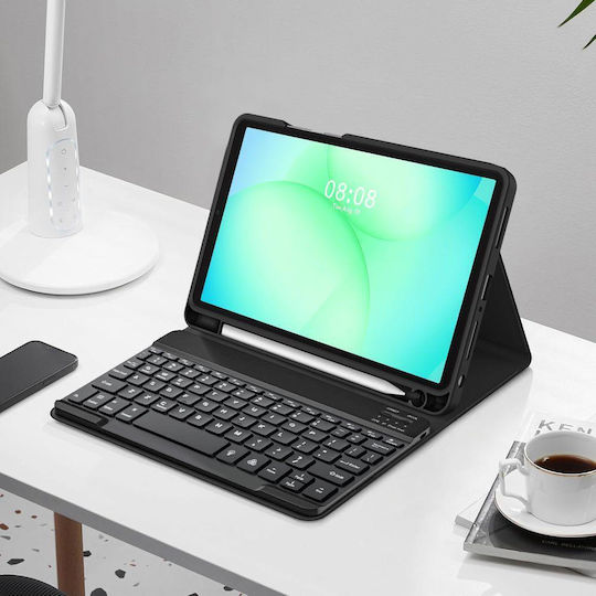 Tech-Protect SC Pen + Tastatur Galaxy Tab A9+ A11+ Plus 11.0 X210 X215 X216 X230 X235 X236 Schwarze