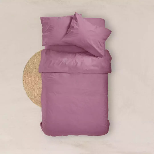 Borea Single 100x200+25cm cu Elastic Solid 13 Sapio Apple