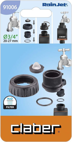 Claber Faucet Hose Connector Female Thread 3/4''