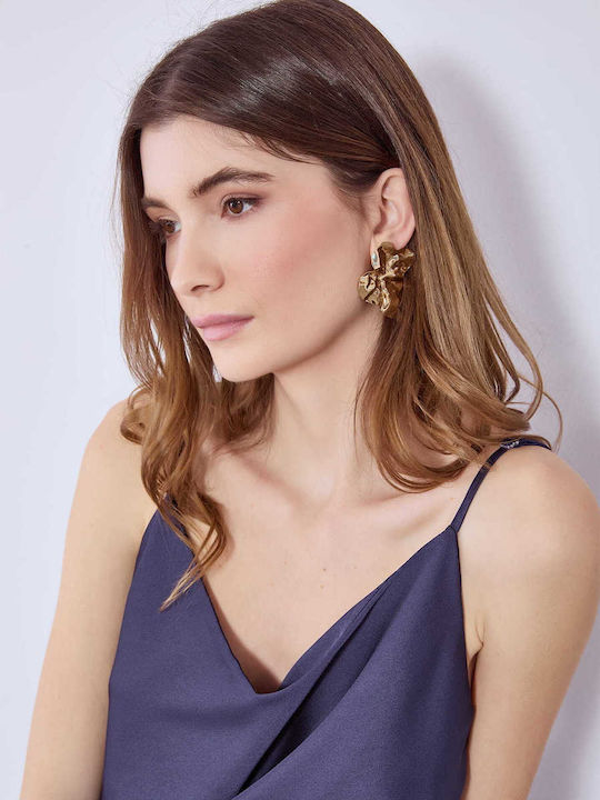 Celestino Lingerie Τοπ Σατέν Σκούρο Μπλε