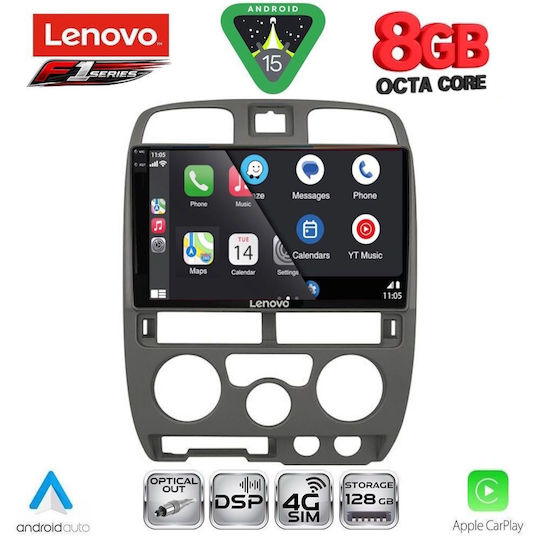Lenovo Car Audio System Isuzu D-Max 2002-2008 (Bluetooth/USB/WiFi/GPS/Apple-Carplay/Android-Auto) with Touch Screen 9"