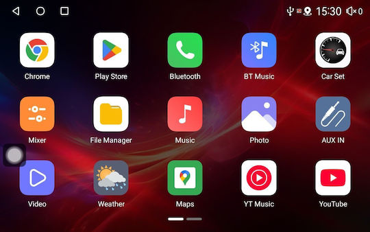 Lenovo Автомобилна Аудио Система (Блутут/USB/WiFi/GPS/Apple-Carplay/Android-Auto) с Тъчскрийн 9"