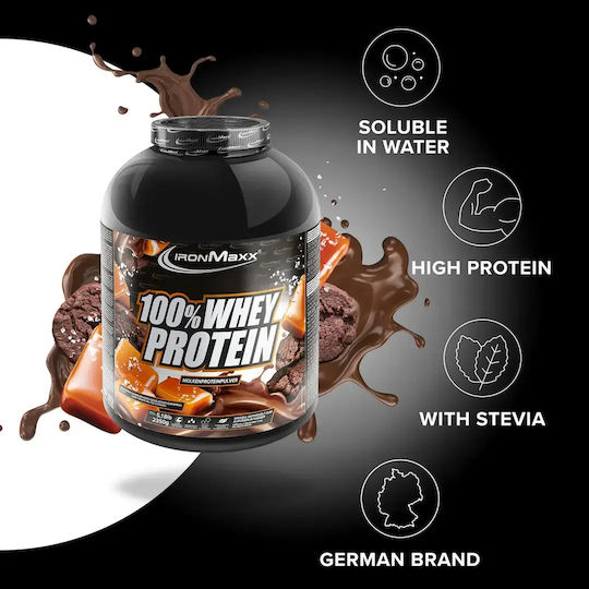 IronMaxx 100% Whey Protein Whey with Flavor Dark Cookie Salted Caramel 2.35kg