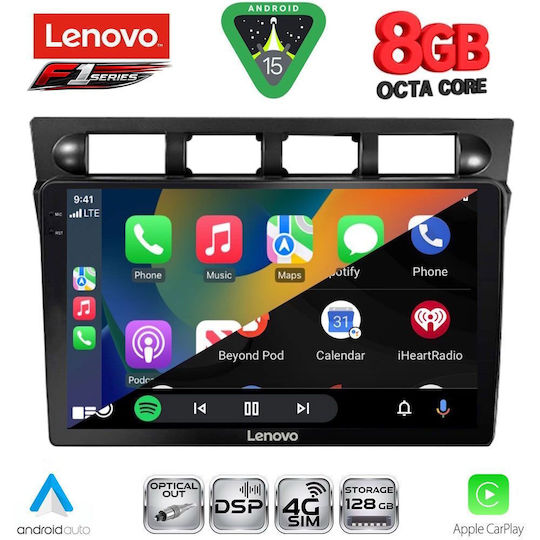 Lenovo Car Audio System for Kia Picanto 2004-2008 (Bluetooth/USB/WiFi/GPS/Apple-Carplay/Android-Auto) with Touch Screen 9"