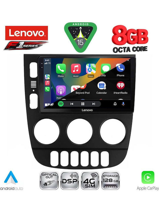 Lenovo Car Audio System for Mercedes-Benz ML 2002-2005 (Bluetooth/USB/WiFi/GPS/Apple-Carplay/Android-Auto) with Touch Screen 9"