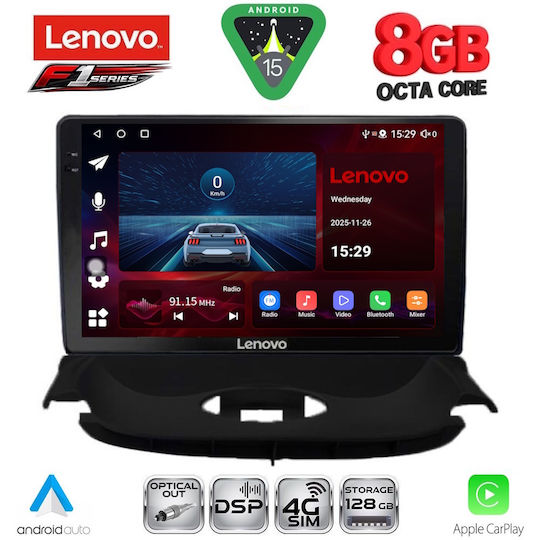 Lenovo Car Audio System for Opel Corsa / Tigra 2000-2006 (Bluetooth/USB/WiFi/GPS/Apple-Carplay/Android-Auto) with Touch Screen 9"