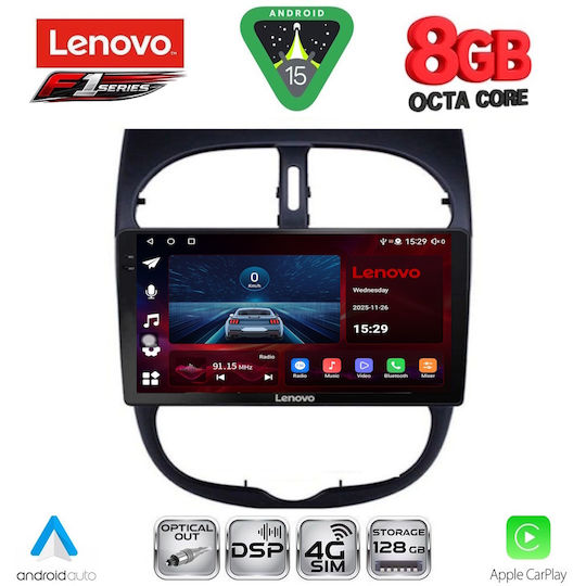 Lenovo Car Audio System for Opel Corsa / Tigra 2000-2006 (Bluetooth/USB/WiFi/GPS/Apple-Carplay/Android-Auto) with Touch Screen 9"