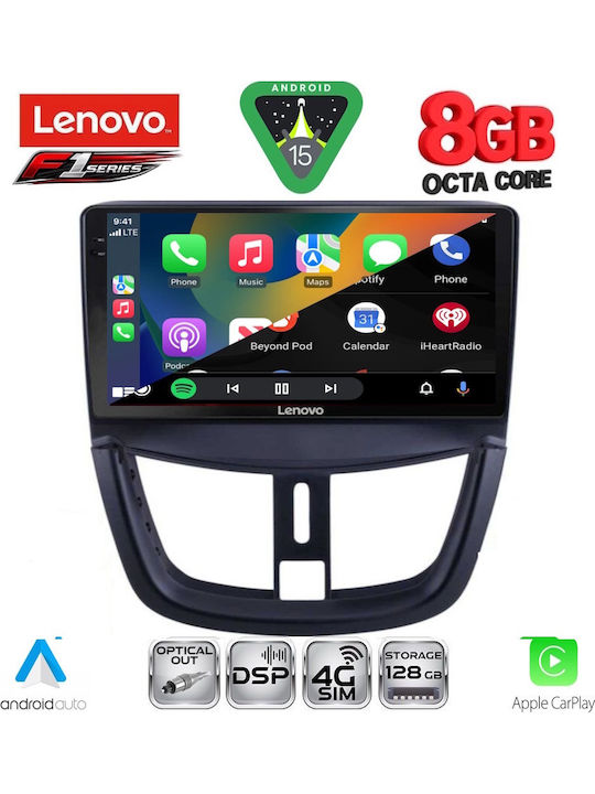 Lenovo Car Audio System for Opel Corsa / Tigra 2000-2006 (Bluetooth/USB/WiFi/GPS/Apple-Carplay/Android-Auto) with Touch Screen 9"