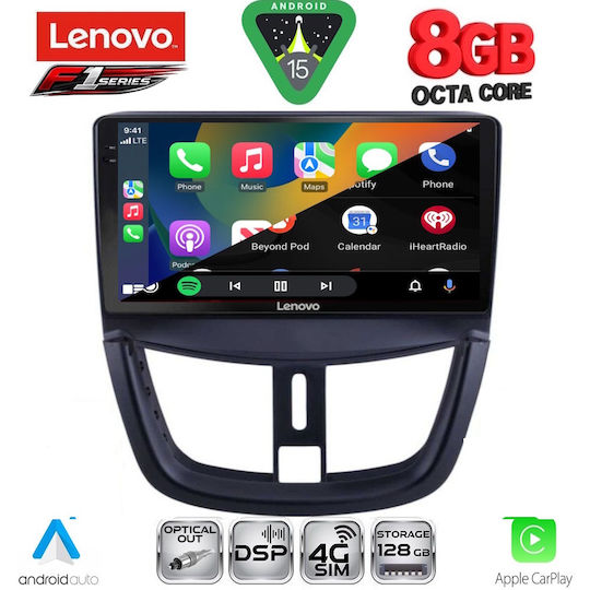Lenovo Car Audio System for Opel Corsa / Tigra 2000-2006 (Bluetooth/USB/WiFi/GPS/Apple-Carplay/Android-Auto) with Touch Screen 9"