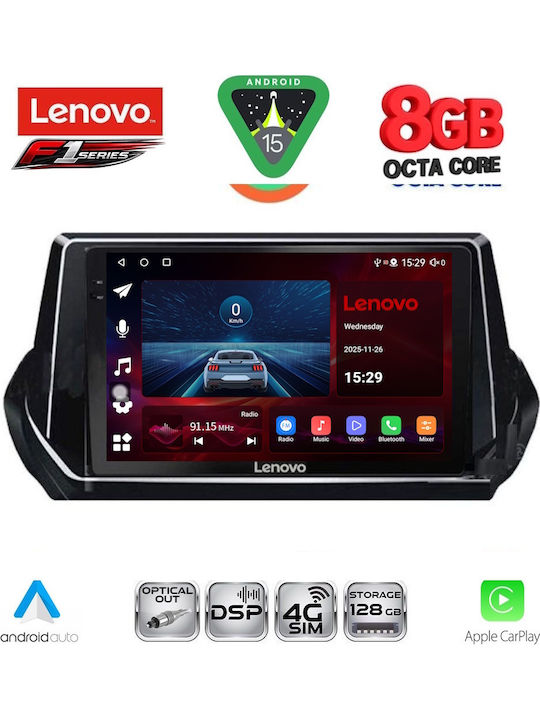 Lenovo Car Audio System for Opel Corsa / Tigra 2000-2006 (Bluetooth/USB/WiFi/GPS/Apple-Carplay/Android-Auto) with Touch Screen 9"