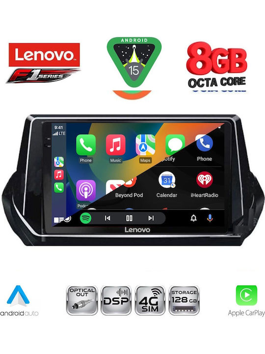 Lenovo Car Audio System for Opel Corsa / Tigra 2000-2006 (Bluetooth/USB/WiFi/GPS/Apple-Carplay/Android-Auto) with Touch Screen 9"