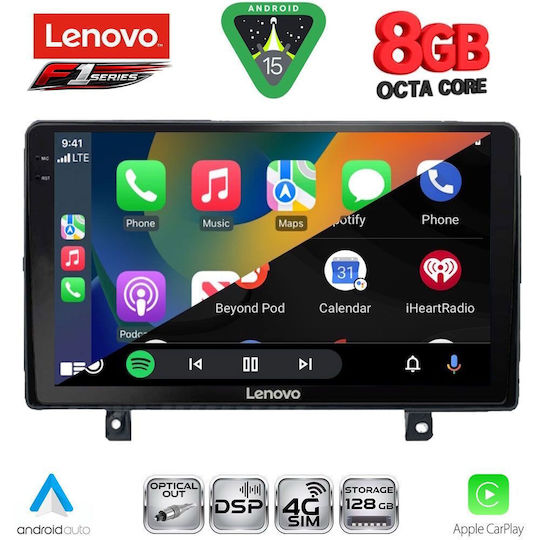 Lenovo Автомобилна Аудио Система За Opel Astra 2004-2011 (Bluetooth/USB/Вграден Wi-Fi/GPS/Apple CarPlay/Android Auto) С Touch Screen 9"