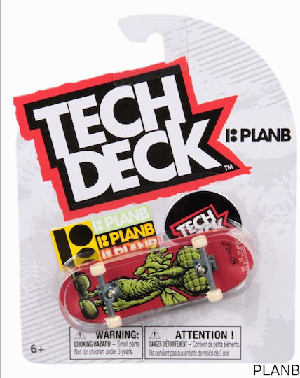 Techdeck Παιχνίδι Μινιατούρα TechDeck για 6+ Ετών (Διάφορα Σχέδια)