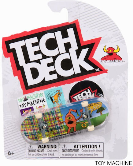 Techdeck Παιχνίδι Μινιατούρα TechDeck για 6+ Ετών (Διάφορα Σχέδια)