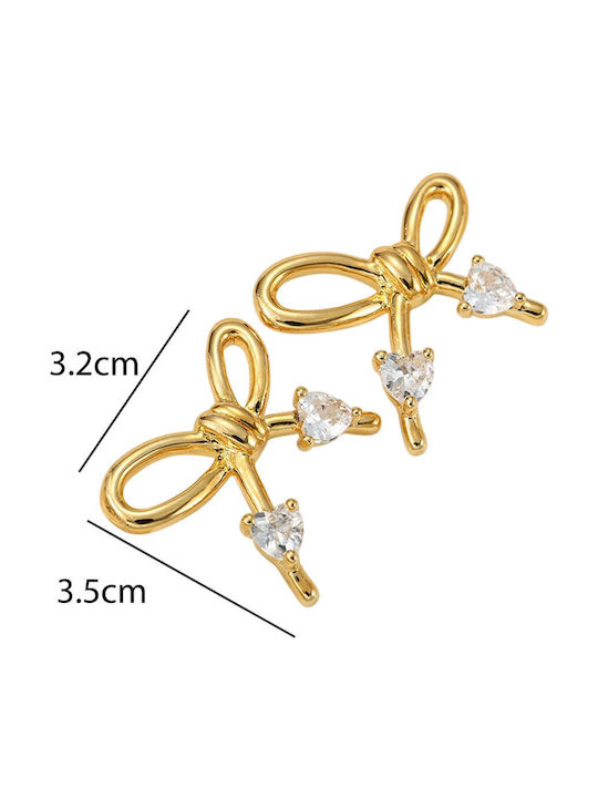 Awear Earrings made of Steel Gold Plated