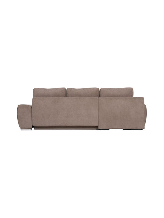 Comfyra Ecke Sofa Sofa mit Linke Ecke & Stauraum Beige 268x180x83cm