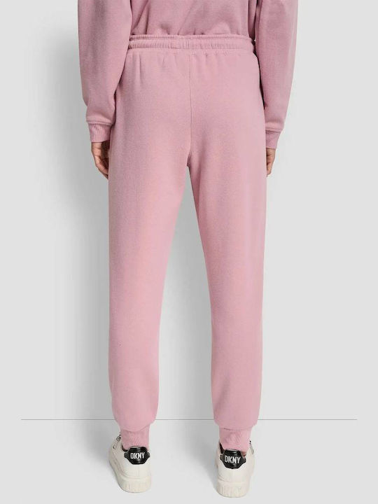 DKNY Παντελόνι Φόρμας Dusty Rose