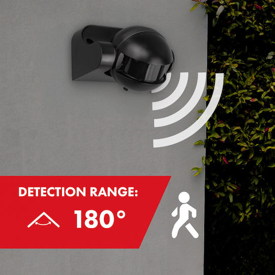 Maclean Energy Wired Infrared Motion Sensor 180° Range 12m