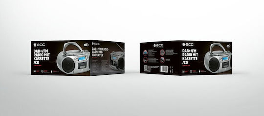 Ecg Cdr 990 Dab Sistem Audio 2 X 2 W Rms Radio Fm Usb CD Player MP3 Casetofon Gri