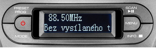 Ecg Cdr 990 Dab Sistem Audio 2 X 2 W Rms Radio Fm Usb CD Player MP3 Casetofon Gri