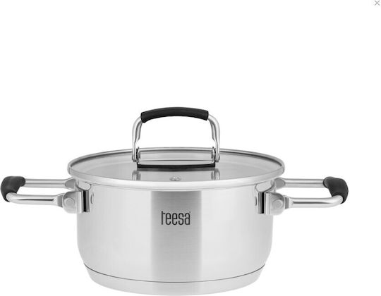Teesa Cook Prime Σετ Κατσαρόλες από Ανοξείδωτο Ατσάλι 3τμχ