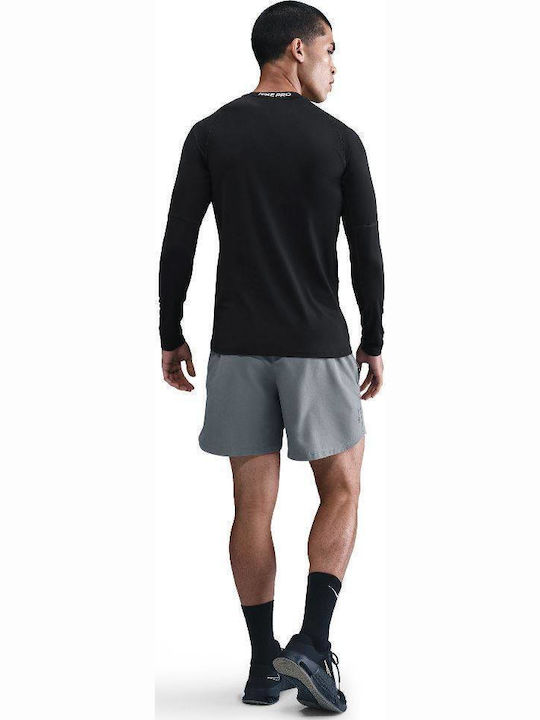 Nike Men's Sports Shorts Dri-Fit Smoke Grey and Black