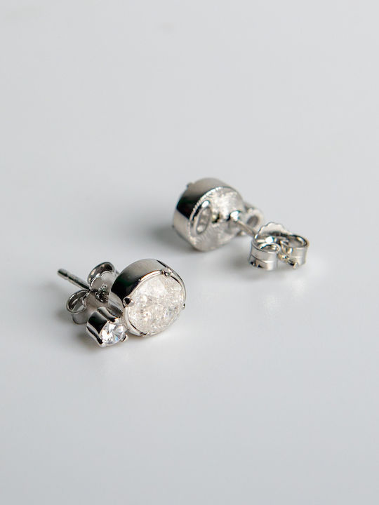 Earrings made of Silver with Stones