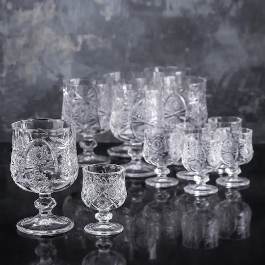 Set de pahare pentru Vin Alb din Sticlă 150ml 12buc
