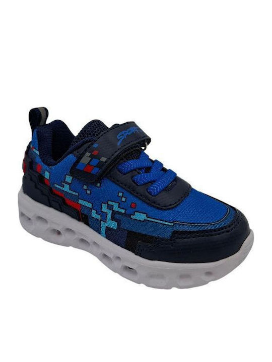 Kids Sneakers with Lights Blue
