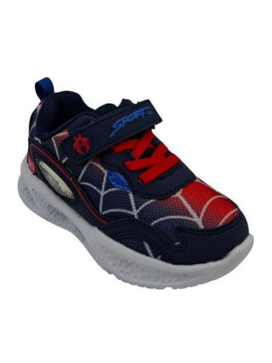 Παιδικά Sneakers με Φωτάκια Μπλε