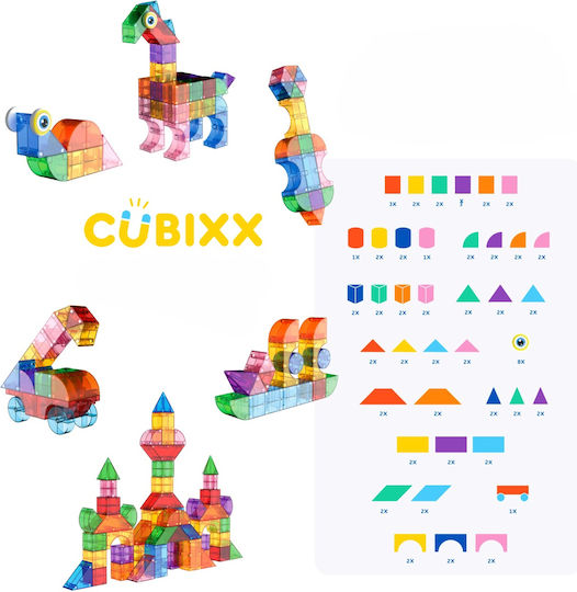 Clics Toys Μαγνητικό Παιχνίδι Κατασκευών για Παιδιά 3+ Ετών