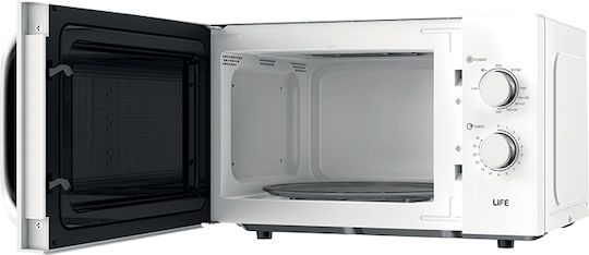 Life Microgrill 25 Cuptor cu microunde cu Grill 25lt Alb