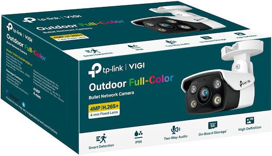 TP-LINK ViGi C340 v2.2 IP Surveillance Camera Full HD+ 4MP Waterproof with Two-Way Communication and Lens 4mm